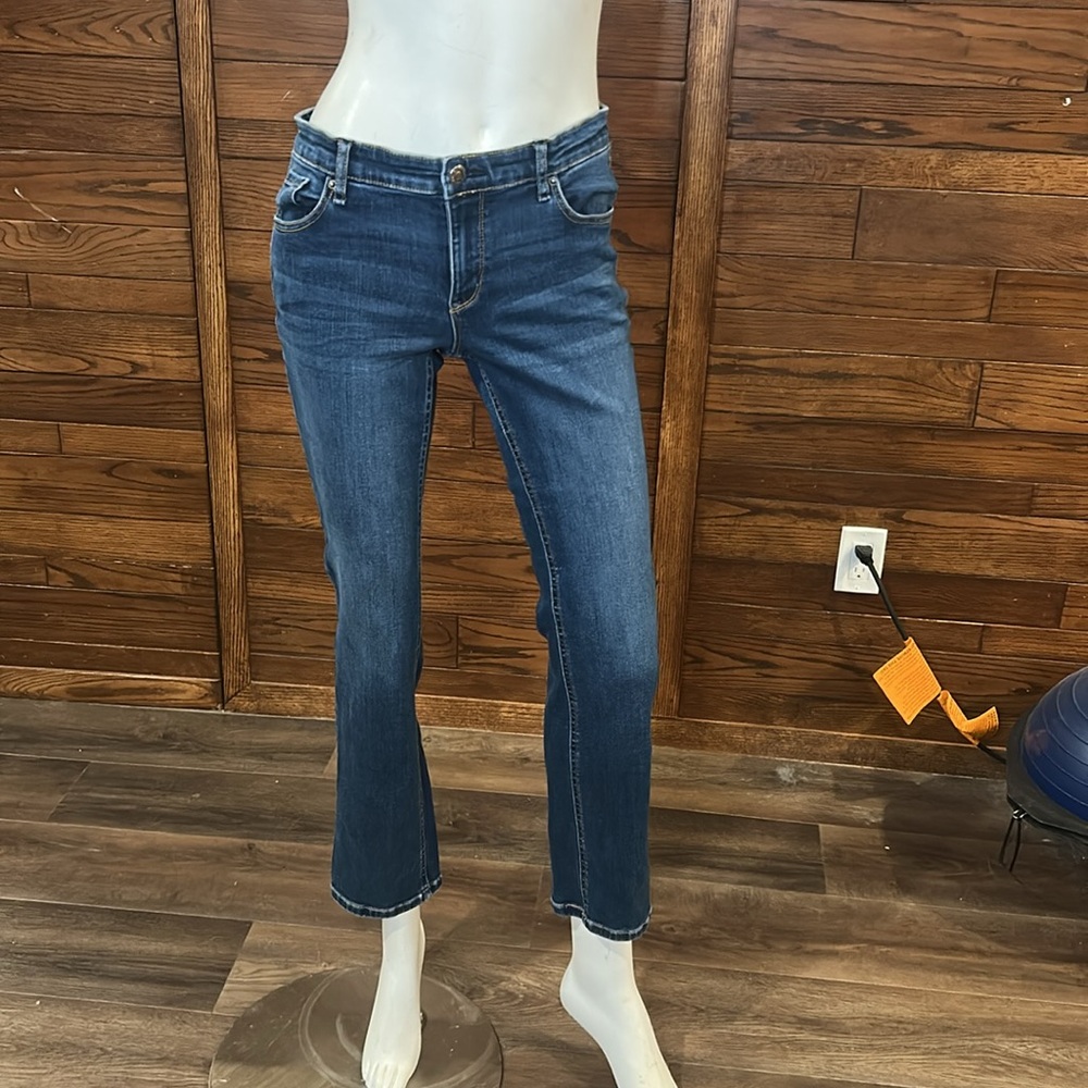 R jeans. Size 30. The insider. Petite. Dark wash. Straight leg.